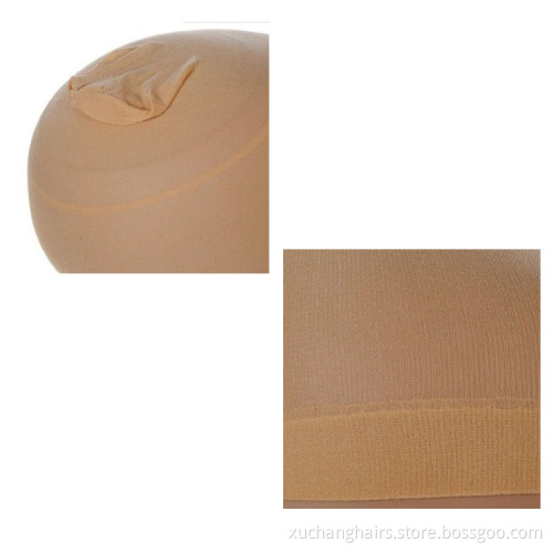 Usexy Durable Stretchable Mesh Weaving Free Size Elastic Hair Net Wig Liner Cap with Black Beige